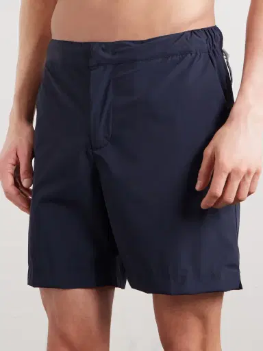 FEDELI Rio Straight-Leg Mid-Length Swim Shorts - Men | Thumbnail 2