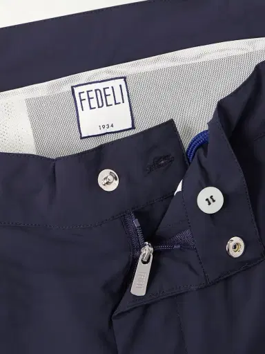 FEDELI Rio Straight-Leg Mid-Length Swim Shorts - Men | Thumbnail 4
