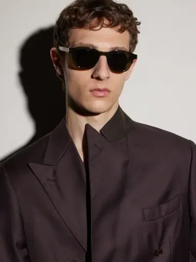 Saint Laurent Round-Frame Acetate Sunglasses - Men | Thumbnail 2 Saint Laurent Round-Frame Acetate Sunglasses - Men | Thumbnail 2