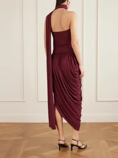 ESSE Studios Solina Strapless Satin Maxi Dress | Thumbnail 3