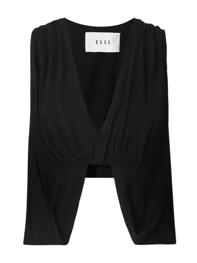 Solina Cape-effect Draped Satin-jersey Top