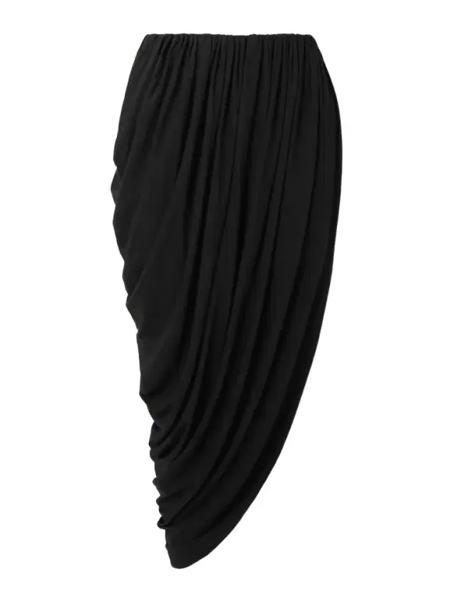 Solina Draped Stretch-jersey Maxi Skirt