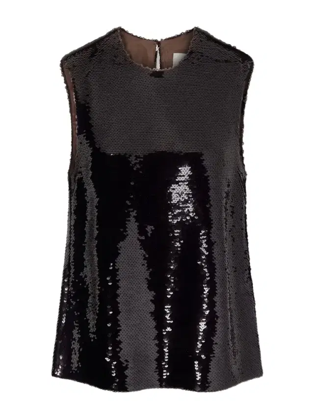 Luminessa Sequined Satin Top