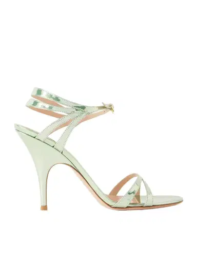 Gianvito Rossi 95 Mirrored-leather Sandals | Thumbnail 1