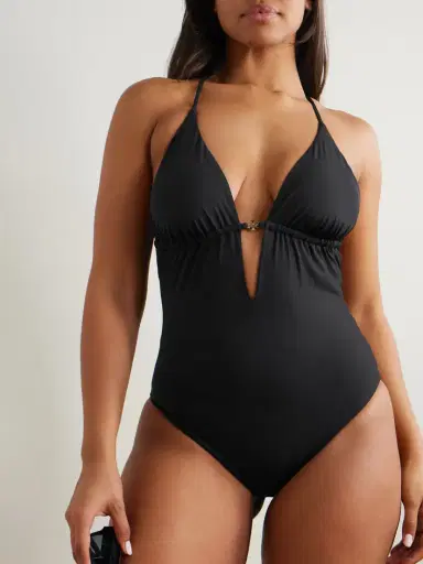 Tory Burch Cutout Halterneck Swimsuit | Thumbnail 2 Tory Burch Cutout Halterneck Swimsuit | Thumbnail 2