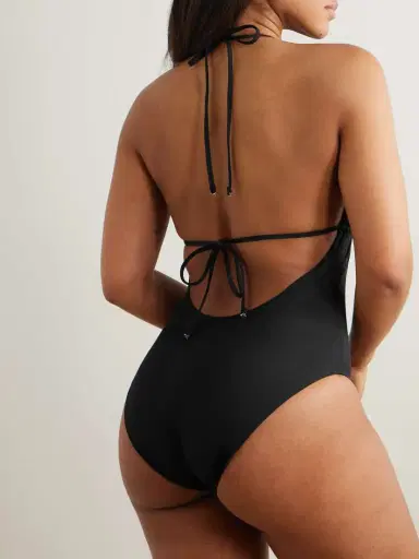 Tory Burch Cutout Halterneck Swimsuit | Thumbnail 3 Tory Burch Cutout Halterneck Swimsuit | Thumbnail 3
