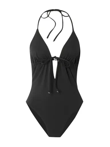 Tory Burch Cutout Halterneck Swimsuit | Thumbnail 1 Tory Burch Cutout Halterneck Swimsuit | Thumbnail 1