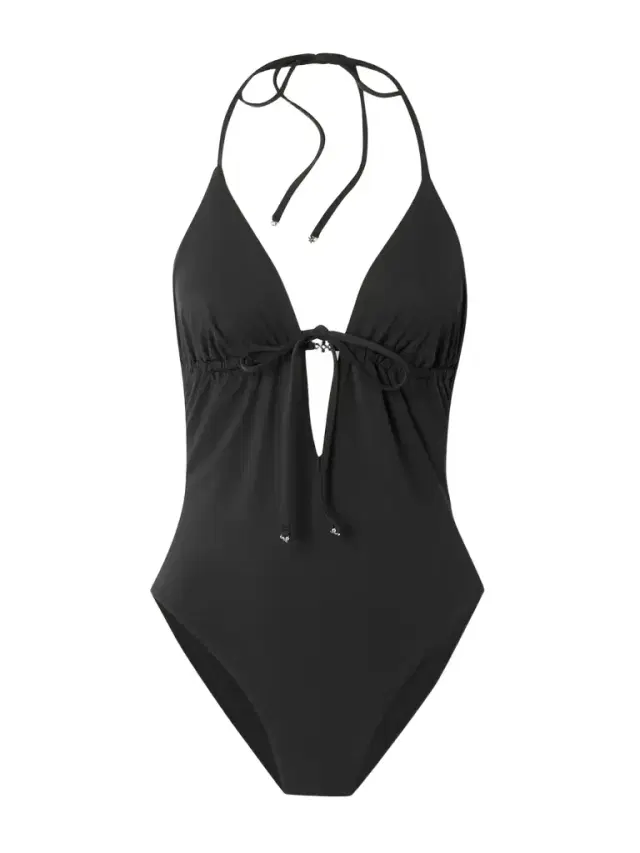 Cutout Halterneck Swimsuit