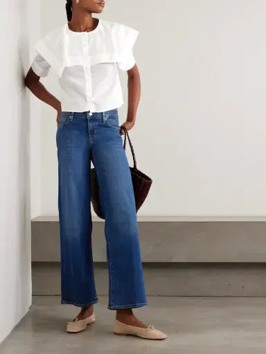 Frame Le Slim Palazzo Low-rise Wide-leg Jeans | Thumbnail 2