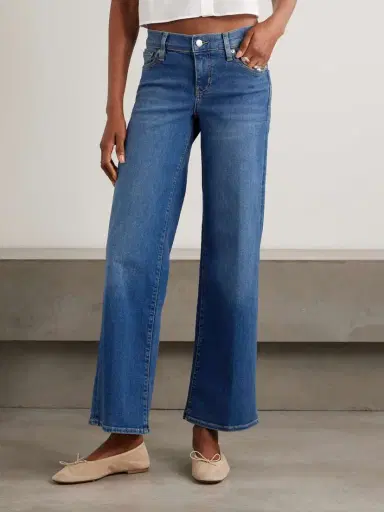 Frame Le Slim Palazzo Low-rise Wide-leg Jeans | Thumbnail 3