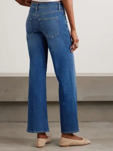 Frame Le Slim Palazzo Low-rise Wide-leg Jeans | Thumbnail 4
