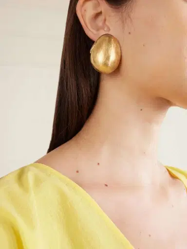 Jacquemus Les Boucles Raisin Gold-tone Earrings | Thumbnail 2 Jacquemus Les Boucles Raisin Gold-tone Earrings | Thumbnail 2