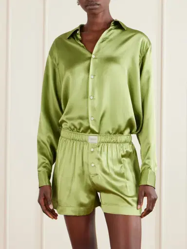 Comme Si Silk-charmeuse Shorts | Thumbnail 2 Comme Si Silk-charmeuse Shorts | Thumbnail 2