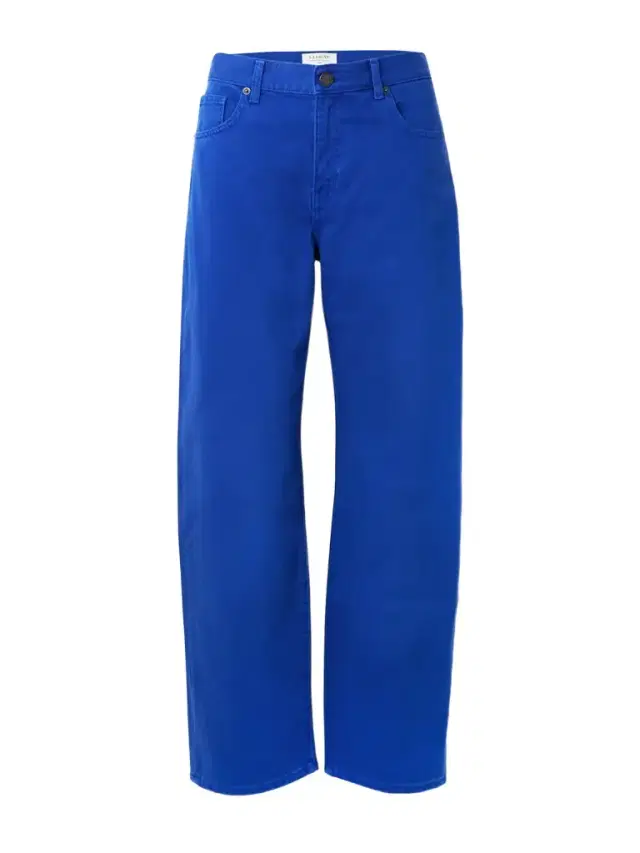 Marilyn Striped Mid-rise Straight-leg Jeans
