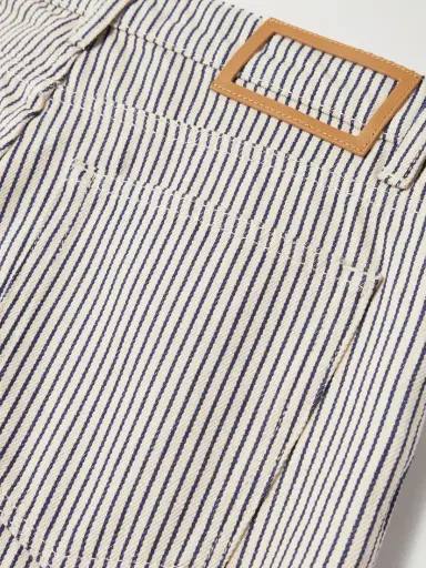 La Ligne Marilyn Pinstriped High-rise Straight-leg Jeans | Thumbnail 6