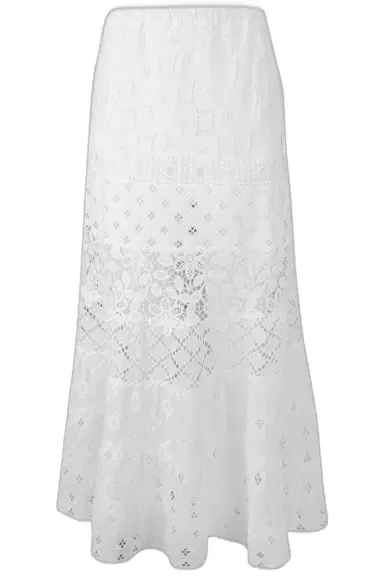 TEMPTATION POSITANO Artemisia Skirt - Bianco | Thumbnail 1