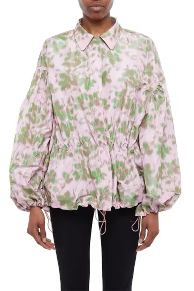 Giambattista Valli Floral Drawstring Coat | Thumbnail 2