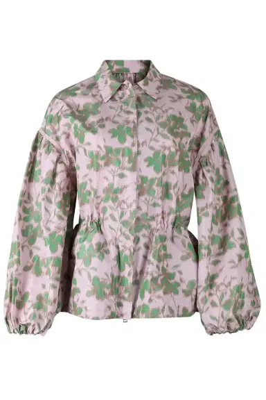 Giambattista Valli Floral Drawstring Coat | Thumbnail 1