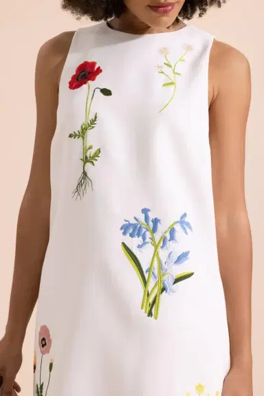Stella McCartney Floral Mini Shift Dress | Thumbnail 3
