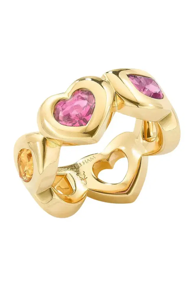 Sapphire Tourmaline Medium Love Is All Around Ring