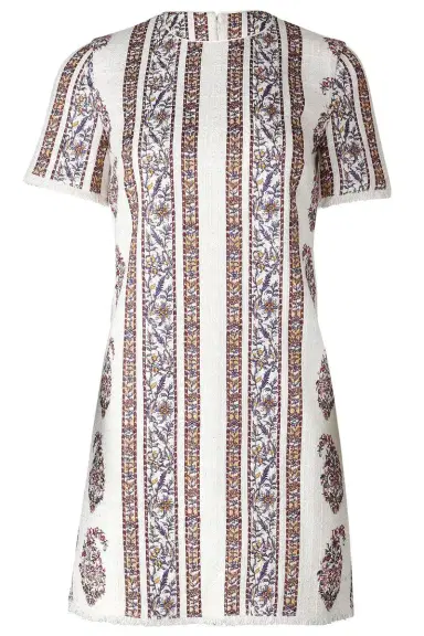 Giambattista Valli Short Sleeve Paisley Mini Dress | Thumbnail 1