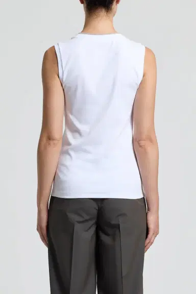 PESERICO Sleeveless Lurex Tank Top | Thumbnail 4 PESERICO Sleeveless Lurex Tank Top | Thumbnail 4