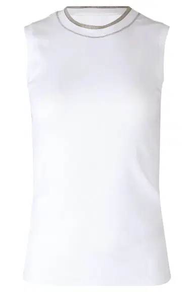 PESERICO Sleeveless Lurex Tank Top | Thumbnail 1 PESERICO Sleeveless Lurex Tank Top | Thumbnail 1