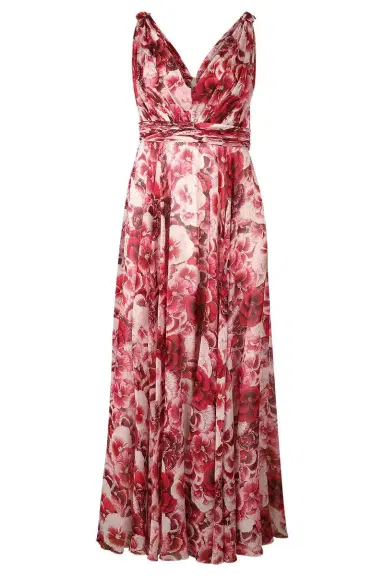 Giambattista Valli Sleeveless Pansies Dress | Thumbnail 1