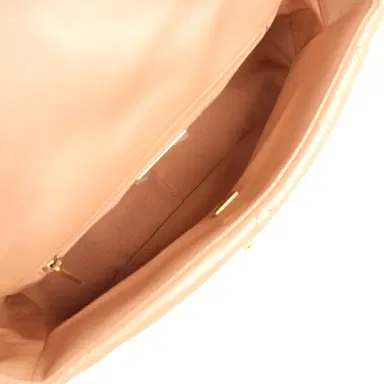 Chanel Chanel Large 19 Flap Bag Beige Iridescent Lambskin Mixed Metal Hardware | Thumbnail 8 Chanel Chanel Large 19 Flap Bag Beige Iridescent Lambskin Mixed Metal Hardware | Thumbnail 8