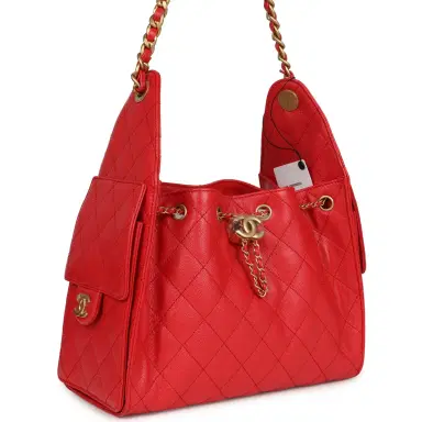 Chanel Chanel Small 25 Hobo Bag Dark Red Caviar Antique Gold Hardware | Thumbnail 2 Chanel Chanel Small 25 Hobo Bag Dark Red Caviar Antique Gold Hardware | Thumbnail 2