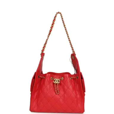 Chanel Chanel Small 25 Hobo Bag Dark Red Caviar Antique Gold Hardware | Thumbnail 7 Chanel Chanel Small 25 Hobo Bag Dark Red Caviar Antique Gold Hardware | Thumbnail 7