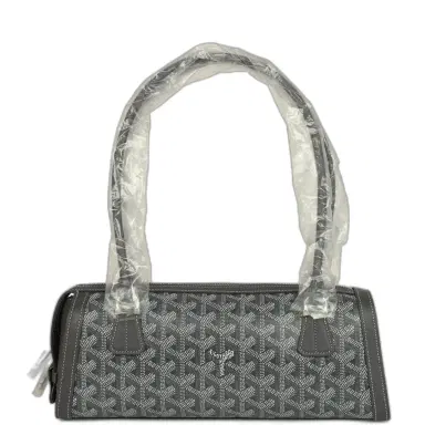goyard Goyard Goyardine Canvas Bonbonnière Bag Grey Chevroches Calfskin Palladium Hardware | Thumbnail 1 goyard Goyard Goyardine Canvas Bonbonnière Bag Grey Chevroches Calfskin Palladium Hardware | Thumbnail 1