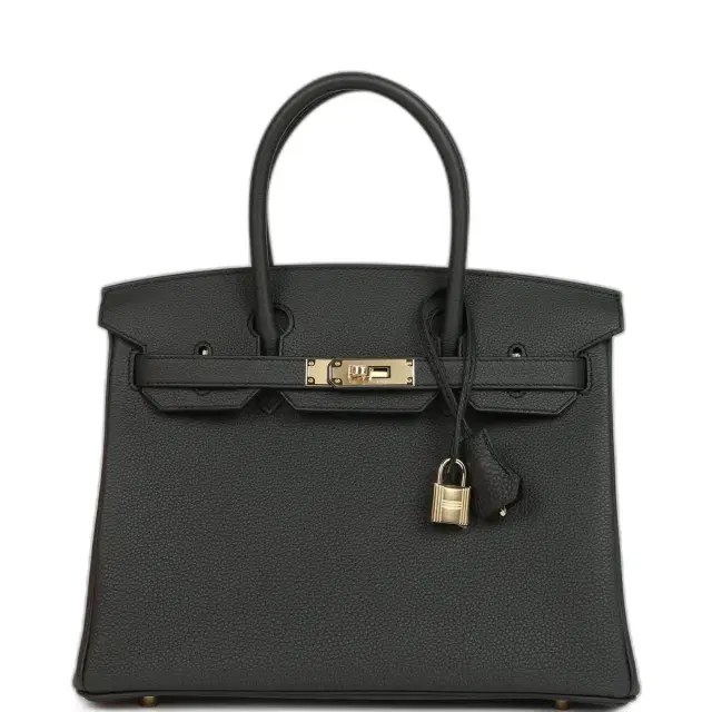 hermes Hermes Birkin 30 Plomb Togo Permabrass Hardware