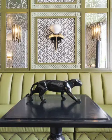 Lladro Origami Black Panther Sculpture | Thumbnail 4