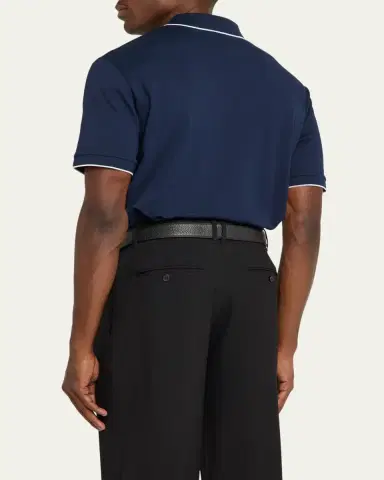 Giorgio Armani Men's Tipped Polo Shirt | Thumbnail 7