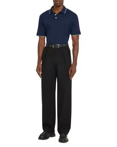 Giorgio Armani Men's Tipped Polo Shirt | Thumbnail 1