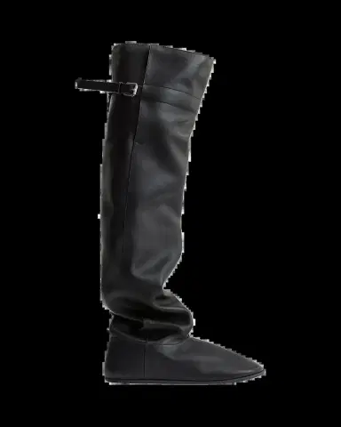 CHRISTEN Big Shearling-Lined Leather Over-the-Knee Boots | Thumbnail 2 CHRISTEN Big Shearling-Lined Leather Over-the-Knee Boots | Thumbnail 2