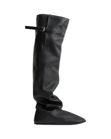 CHRISTEN Big Shearling-Lined Leather Over-the-Knee Boots | Thumbnail 1 CHRISTEN Big Shearling-Lined Leather Over-the-Knee Boots | Thumbnail 1