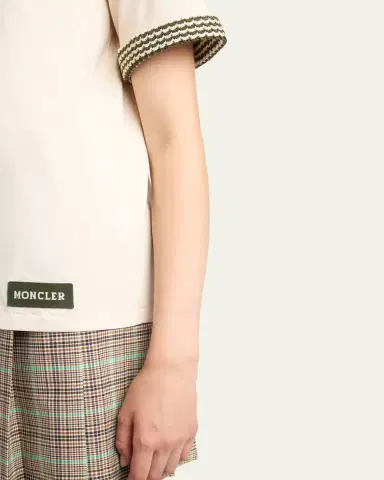 Moncler Short-Sleeve T-Shirt | Thumbnail 5 Moncler Short-Sleeve T-Shirt | Thumbnail 5