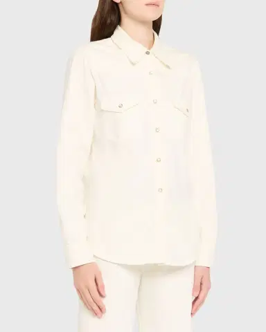 Nili Lotan Travis Pearly-Snap Western Shirt | Thumbnail 8 Nili Lotan Travis Pearly-Snap Western Shirt | Thumbnail 8