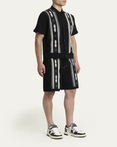 AMIRI Men's Ma Skyline Mesh and Leather Low-Top Sneakers | Thumbnail 3 AMIRI Men's Ma Skyline Mesh and Leather Low-Top Sneakers | Thumbnail 3