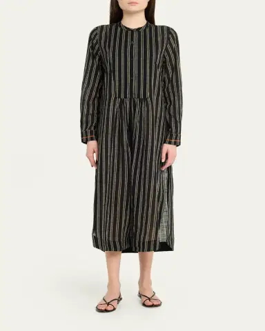 Ulla Johnson Brita Striped Cotton Tunic Coverup | Thumbnail 2 Ulla Johnson Brita Striped Cotton Tunic Coverup | Thumbnail 2