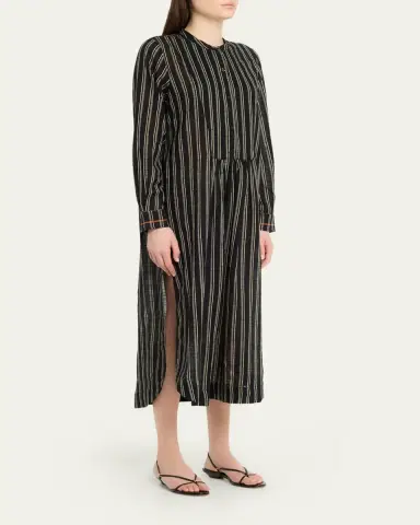 Ulla Johnson Brita Striped Cotton Tunic Coverup | Thumbnail 4 Ulla Johnson Brita Striped Cotton Tunic Coverup | Thumbnail 4