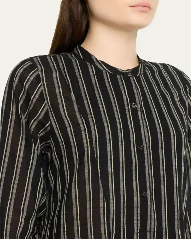 Ulla Johnson Brita Striped Cotton Tunic Coverup | Thumbnail 5 Ulla Johnson Brita Striped Cotton Tunic Coverup | Thumbnail 5