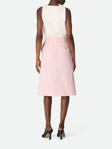 Bottega Veneta Cotton Twill Wrap Skirt | Thumbnail 3