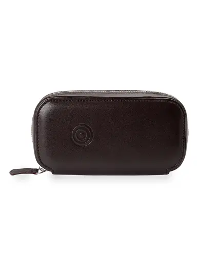 Wolf x WM Brown 2-Piece Watch Zip Storage Case - Brown | Thumbnail 1 Wolf x WM Brown 2-Piece Watch Zip Storage Case - Brown | Thumbnail 1