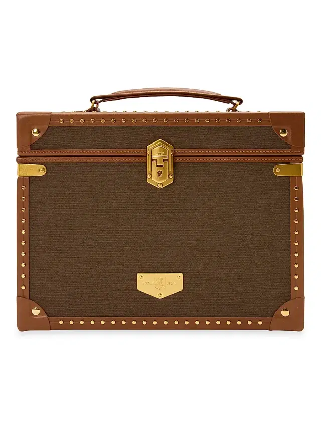 Wolf Ida Trunk Jewelery Box - Khaki