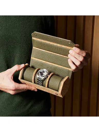 Wolf Cortiça Triple Watch Roll | Thumbnail 3