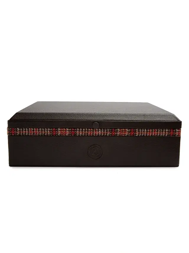 Wolf WM x  Brown Humidor Cigar Box - Brown