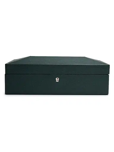 Wolf British Racing Green 10-Piece Watch Box | Thumbnail 1 Wolf British Racing Green 10-Piece Watch Box | Thumbnail 1